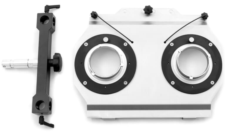 RABBIT-EARS® Double Mount Adapter for 2 Aputure Bowens Mounts